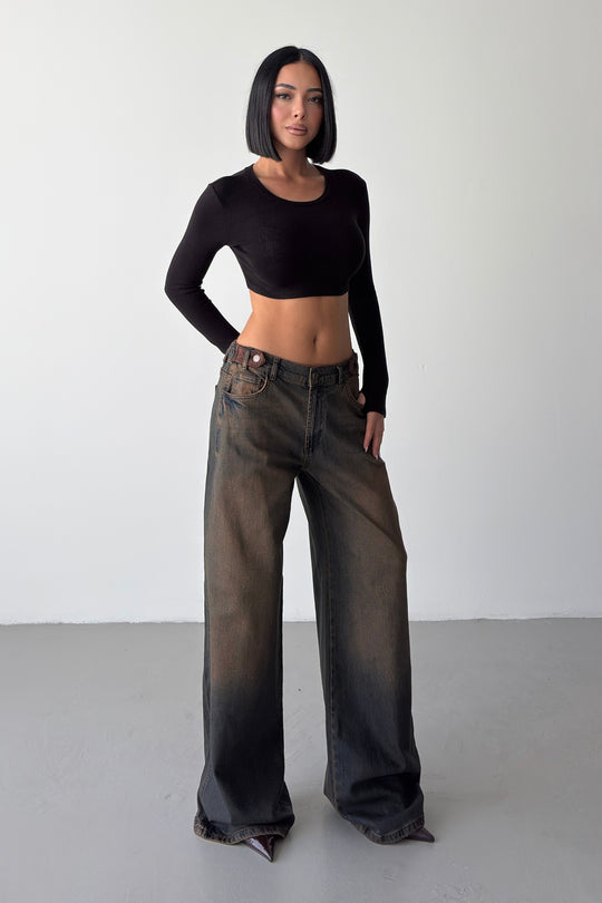 Routines Waist Detail Relaxed Jeans 5529