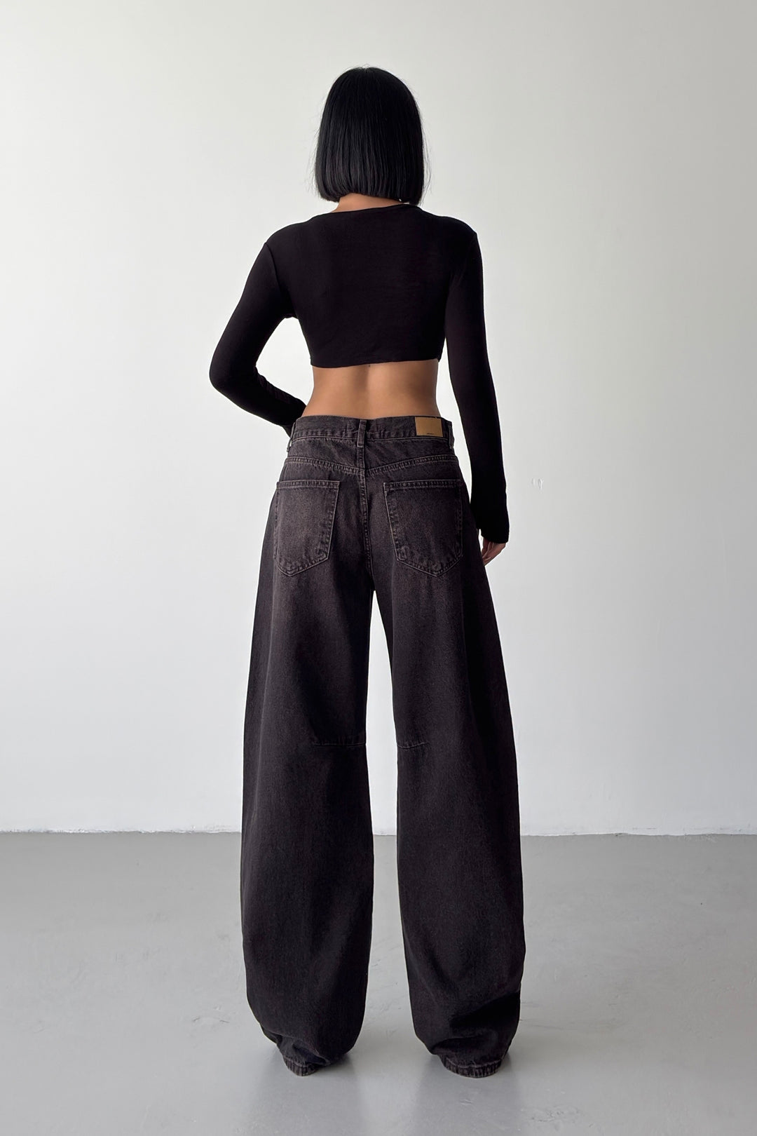 Routines Washed Baggy Jeans - Vintage Brown 3165