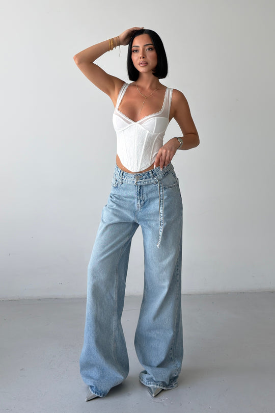 Routines Washed Belted Jeans 2665 - ROUTINES