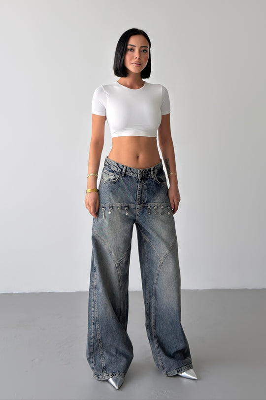 Routines Washed Charms Baggy Jeans 5100 - ROUTINES