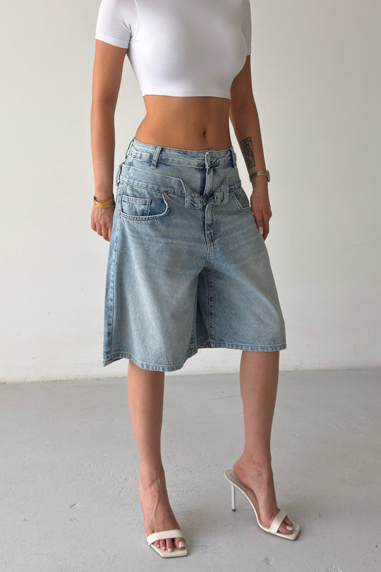 Routines Washed Double Waist Jorts 5125
