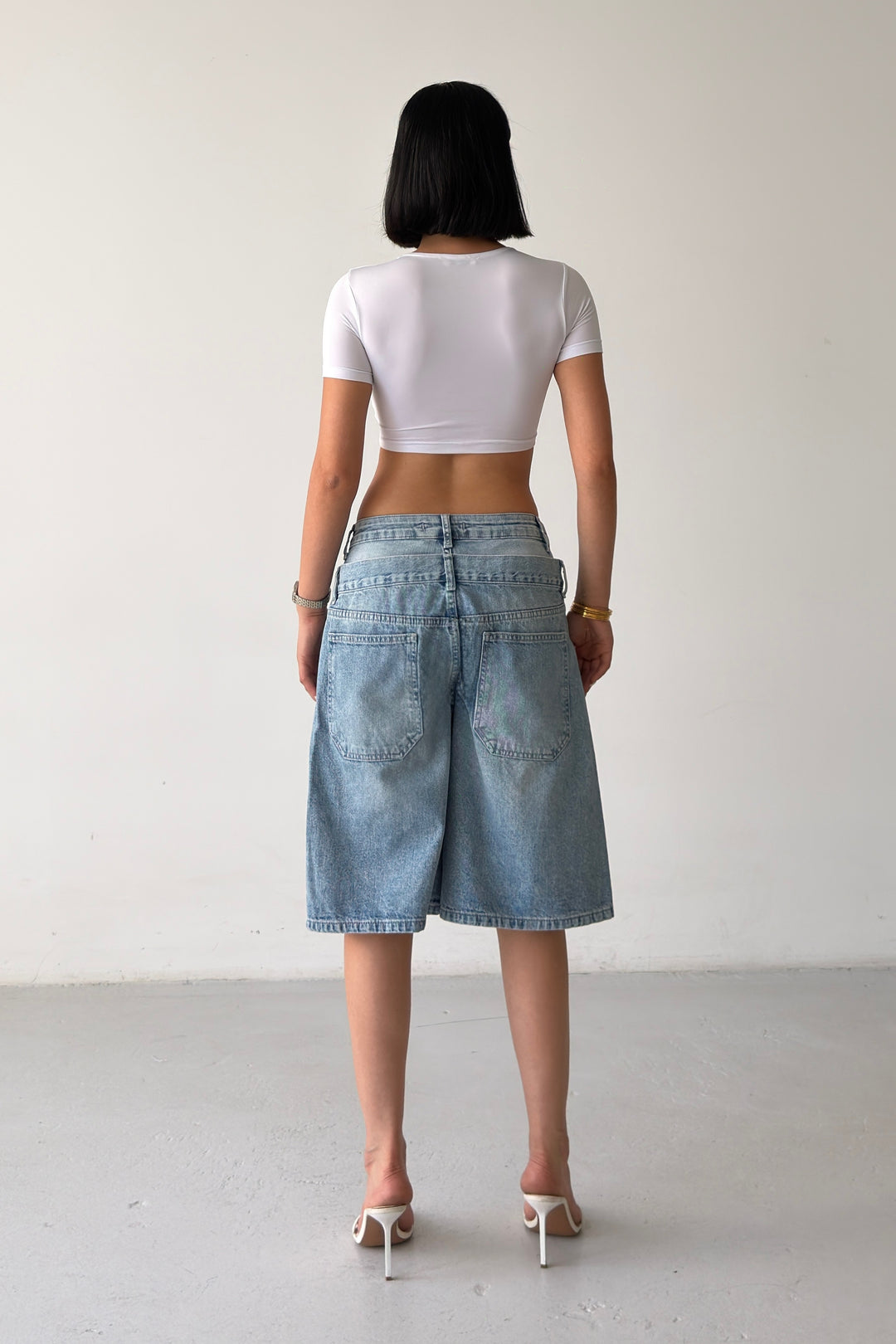 Routines Washed Double Waist Jorts 5125