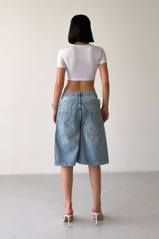 Routines Washed Double Waist Jorts 5125