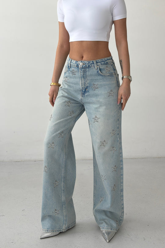Routines Washed Glitter Stars Jeans 8290 - ROUTINES
