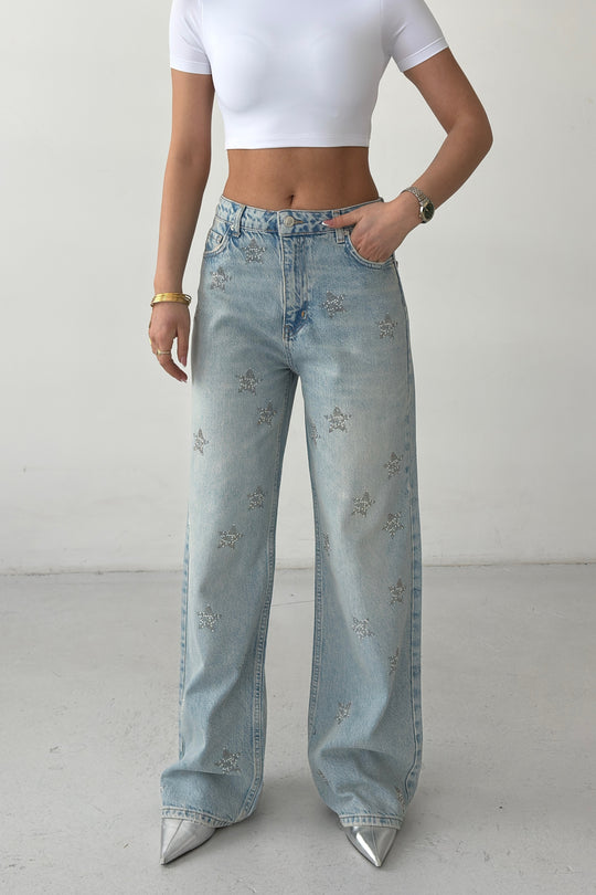 Routines Washed Glitter Stars Jeans 8290 - ROUTINES