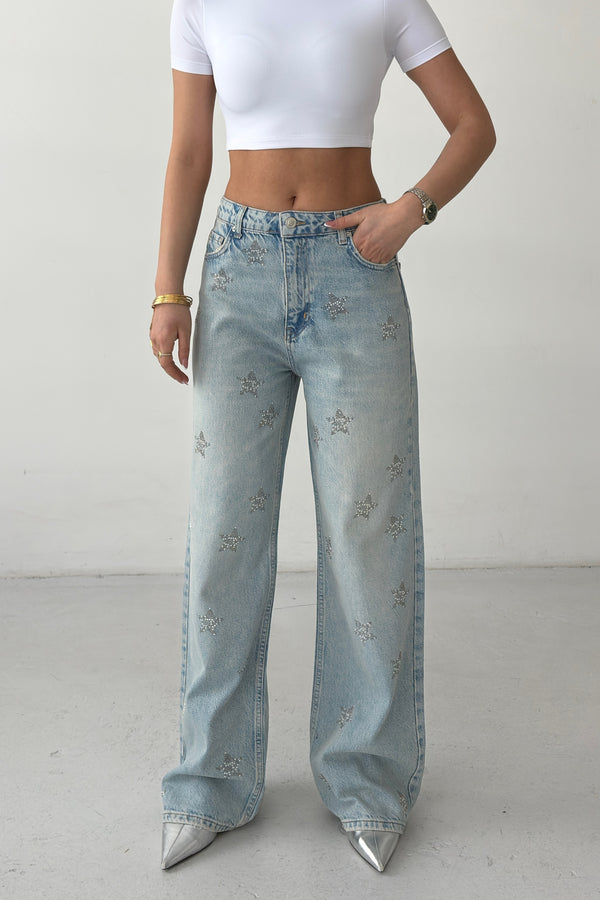 Routines Washed Glitter Stars Jeans 8290 - ROUTINES