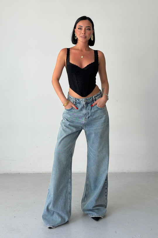 Routines Washed Loose Baggy Jeans 2438 - ROUTINES