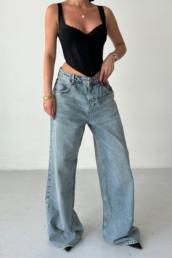 Routines Washed Loose Baggy Jeans 2438 - ROUTINES