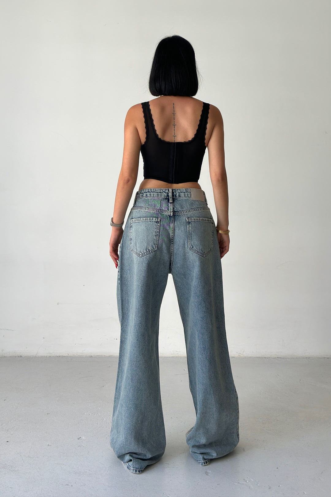 Routines Washed Loose Baggy Jeans 2438 - ROUTINES