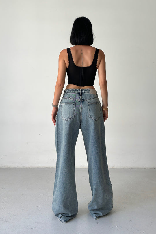 Routines Washed Loose Baggy Jeans 2438 - ROUTINES