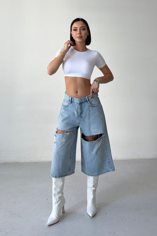 Routines Washed Ripped Detail Jorts 2621 - ROUTINES
