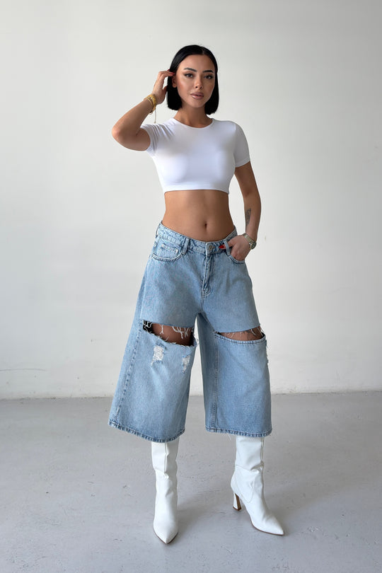 Routines Washed Ripped Detail Jorts 2621 - ROUTINES