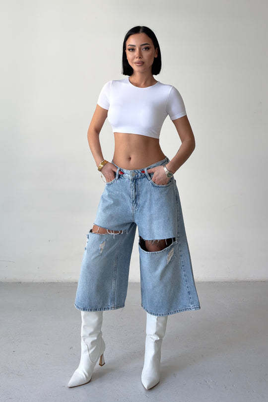 Routines Washed Ripped Detail Jorts 2621 - ROUTINES