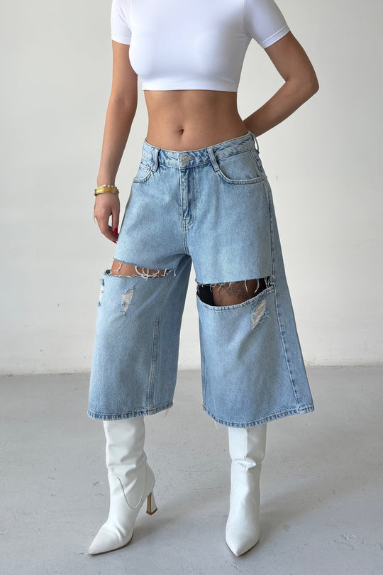 Routines Washed Ripped Detail Jorts 2621 - ROUTINES