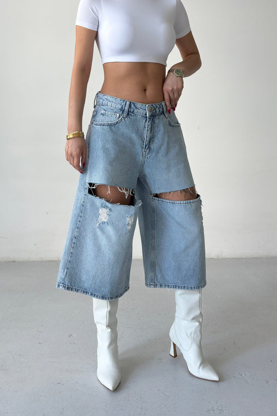 Routines Washed Ripped Detail Jorts 2621 - ROUTINES