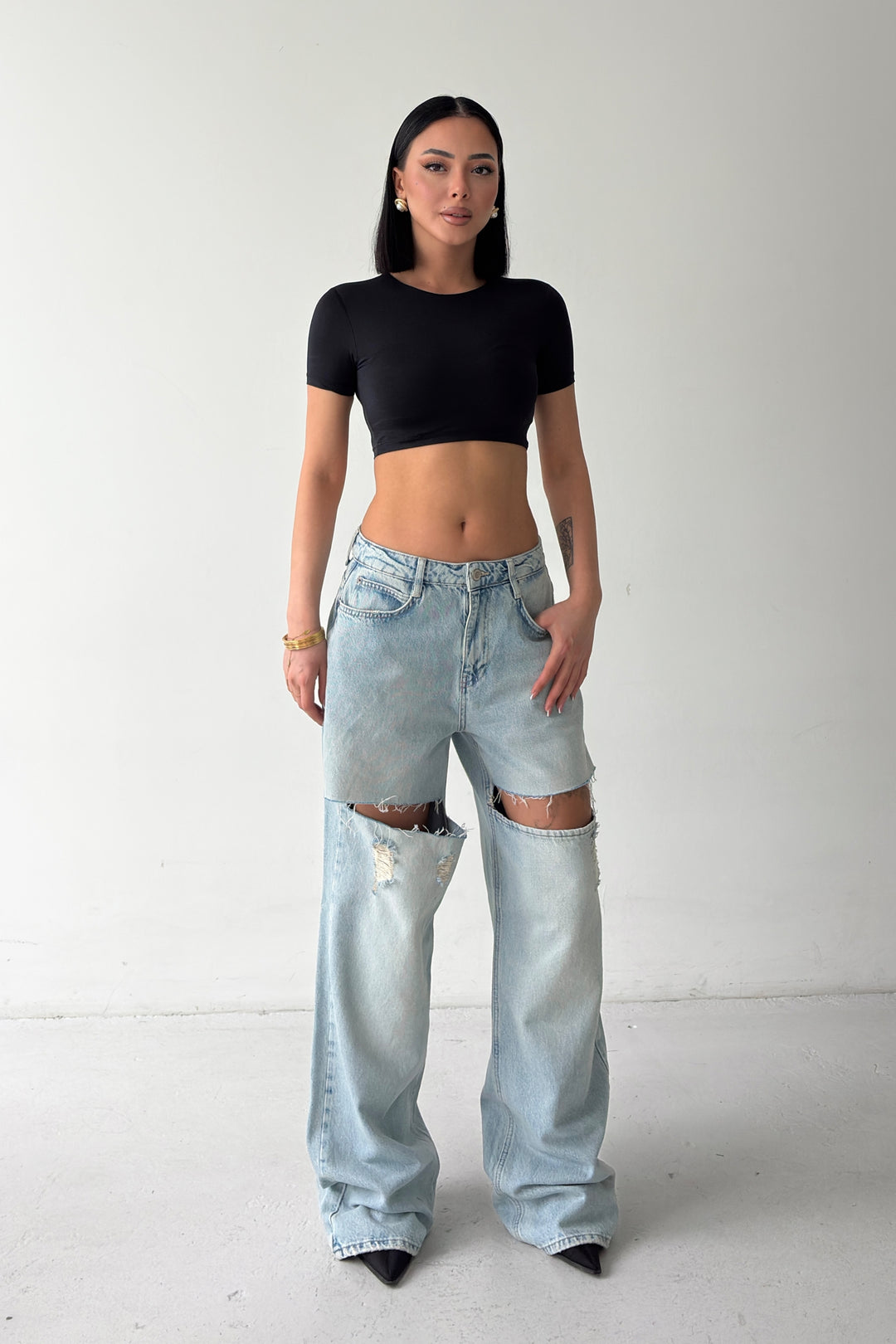 Routines Washed Ripped Jeans 2578 - ROUTINES