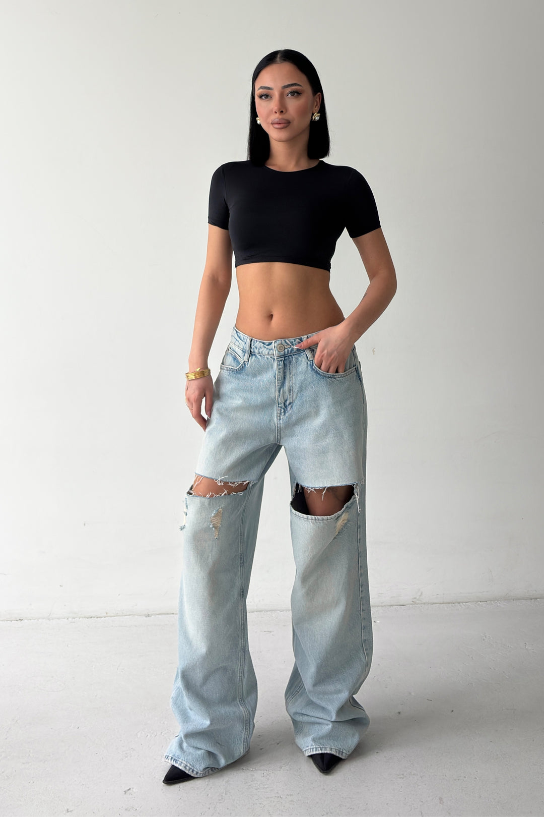 Routines Washed Ripped Jeans 2578 - ROUTINES