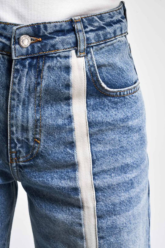 Routines Washed Striped Jeans 3794-4S5 - ROUTINES