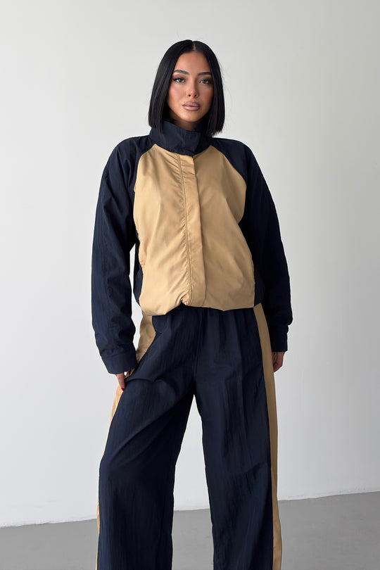 Routines Windbreaker Two-tone Tracksuit - Navy/Beige 7013