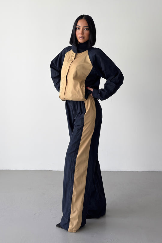Routines Windbreaker Two-tone Tracksuit - Navy/Beige 7013