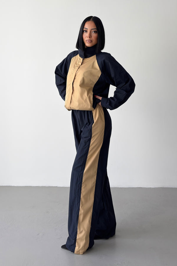 Routines Windbreaker Two-tone Tracksuit - Navy/Beige 7013