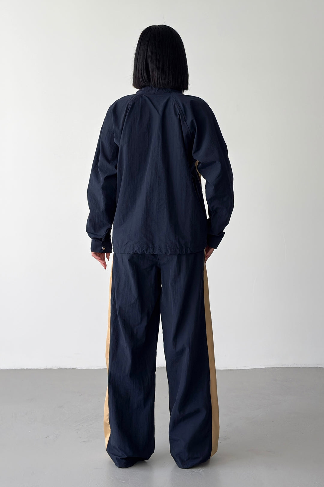 Routines Windbreaker Two-tone Tracksuit - Navy/Beige 7013