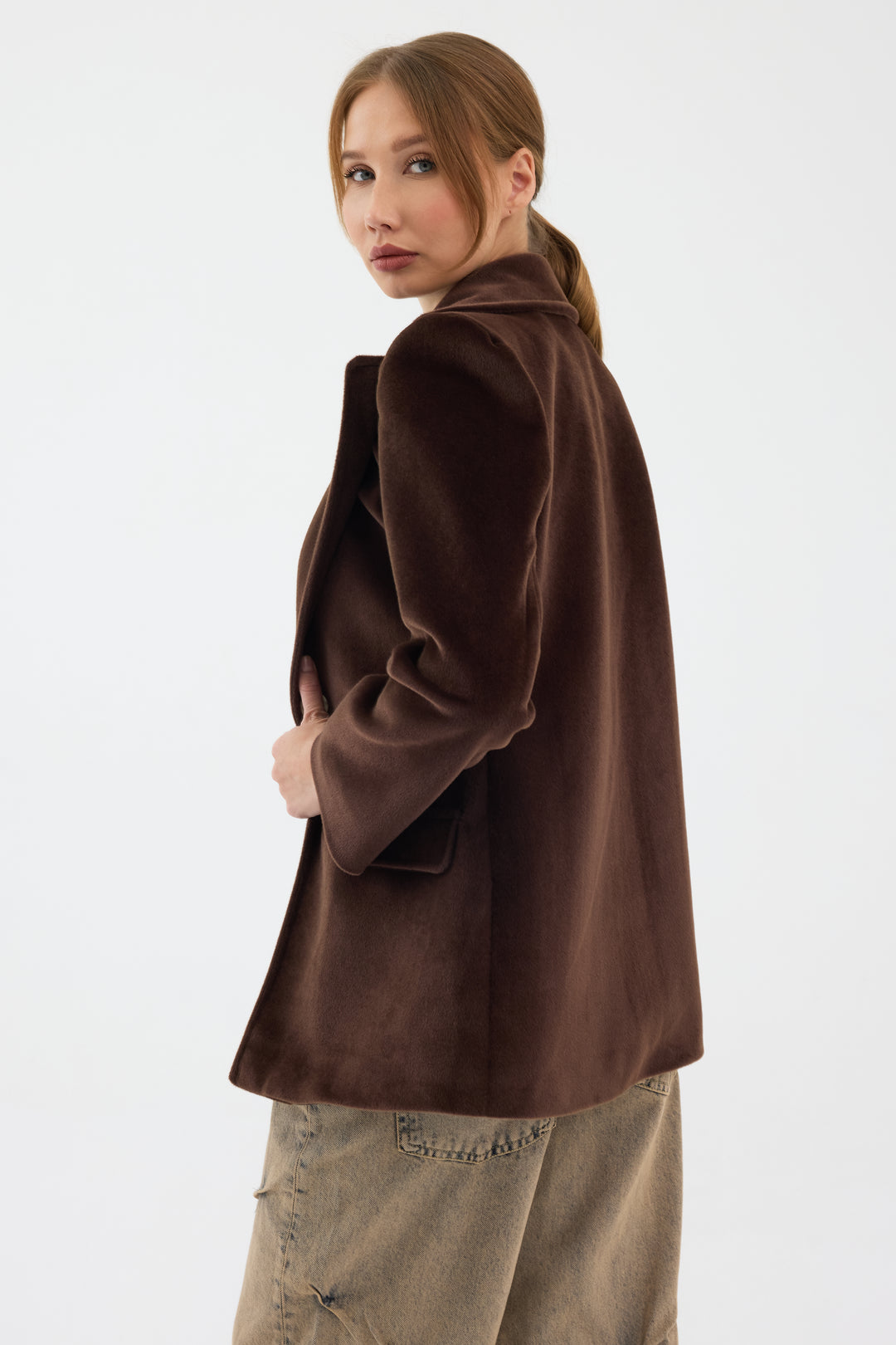 Routines Furry Blazer - Brown 9777 - ROUTINES