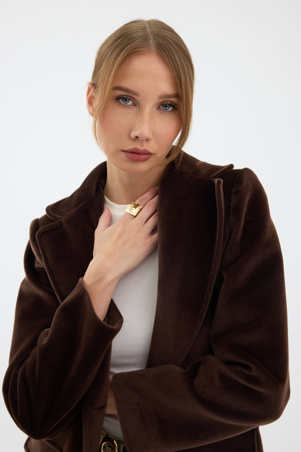 Routines Furry Blazer - Brown 9777 Blazer Routines Fashion