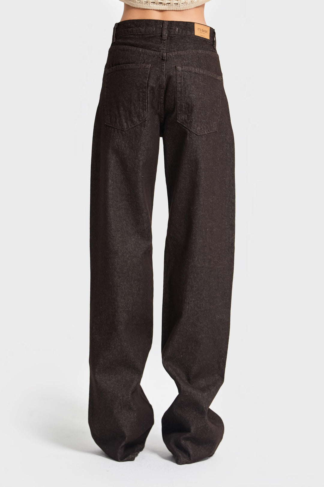 Routines Straight Leg Jeans - Dark Brown 4227 - ROUTINES