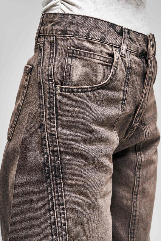 Routines Striped Vintage Straight Leg Jeans 3641 - ROUTINES