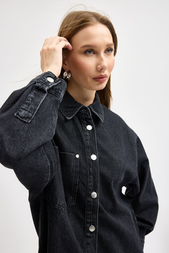 Routines Two Piece Denim Set - Black - Tall 1444-2 - ROUTINES