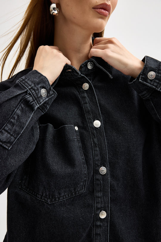 Routines Two Piece Denim Set - Black - Tall 1444-2 - ROUTINES