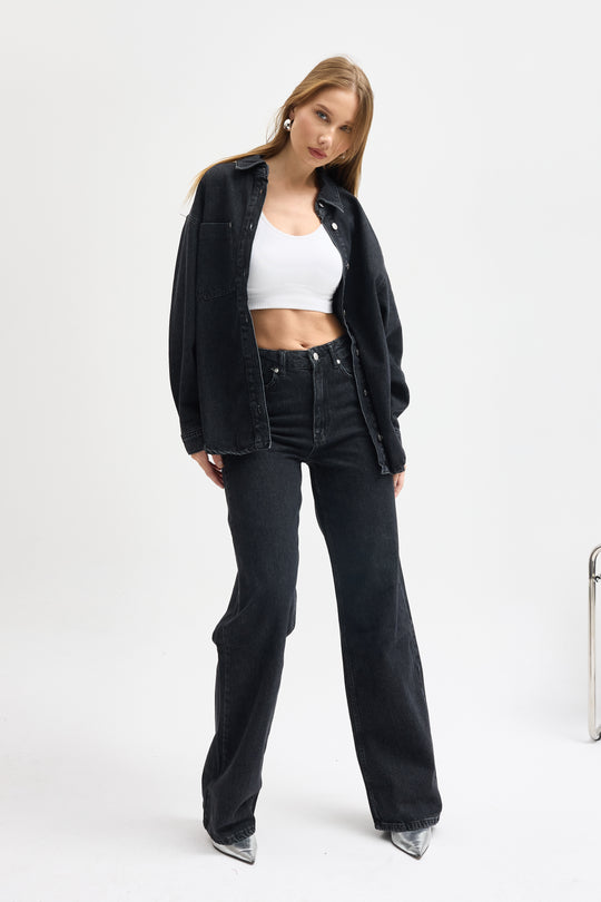 Routines Two Piece Denim Set - Black - Tall 1444-2 - ROUTINES