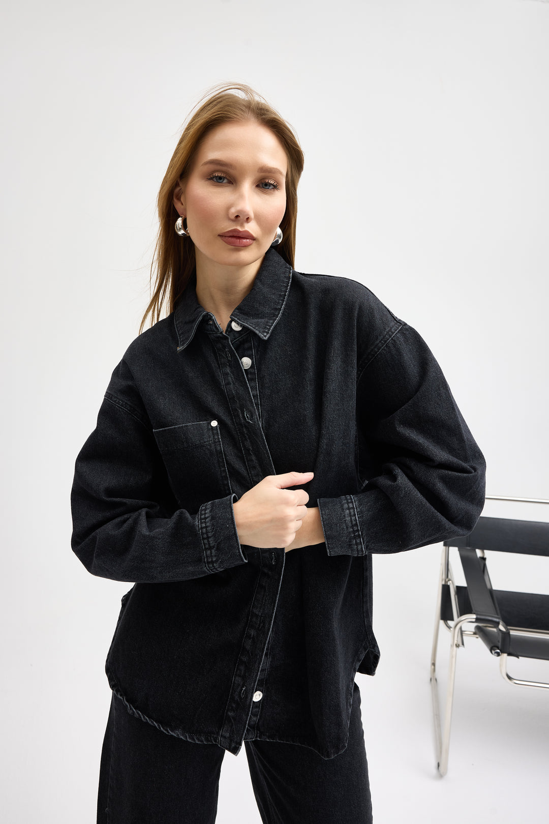 Routines Two Piece Denim Set - Black - Tall 1444-2 - ROUTINES