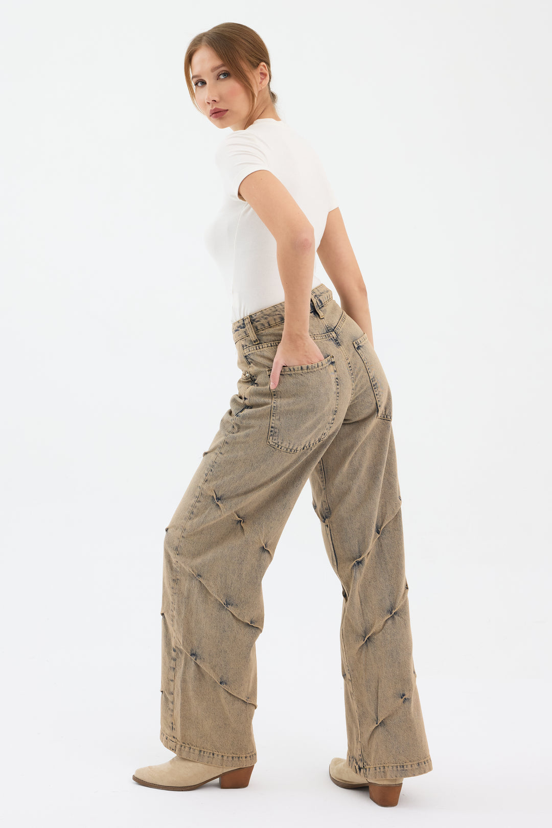 Routines Vintage Detailed Straight Jeans 5265 - ROUTINES