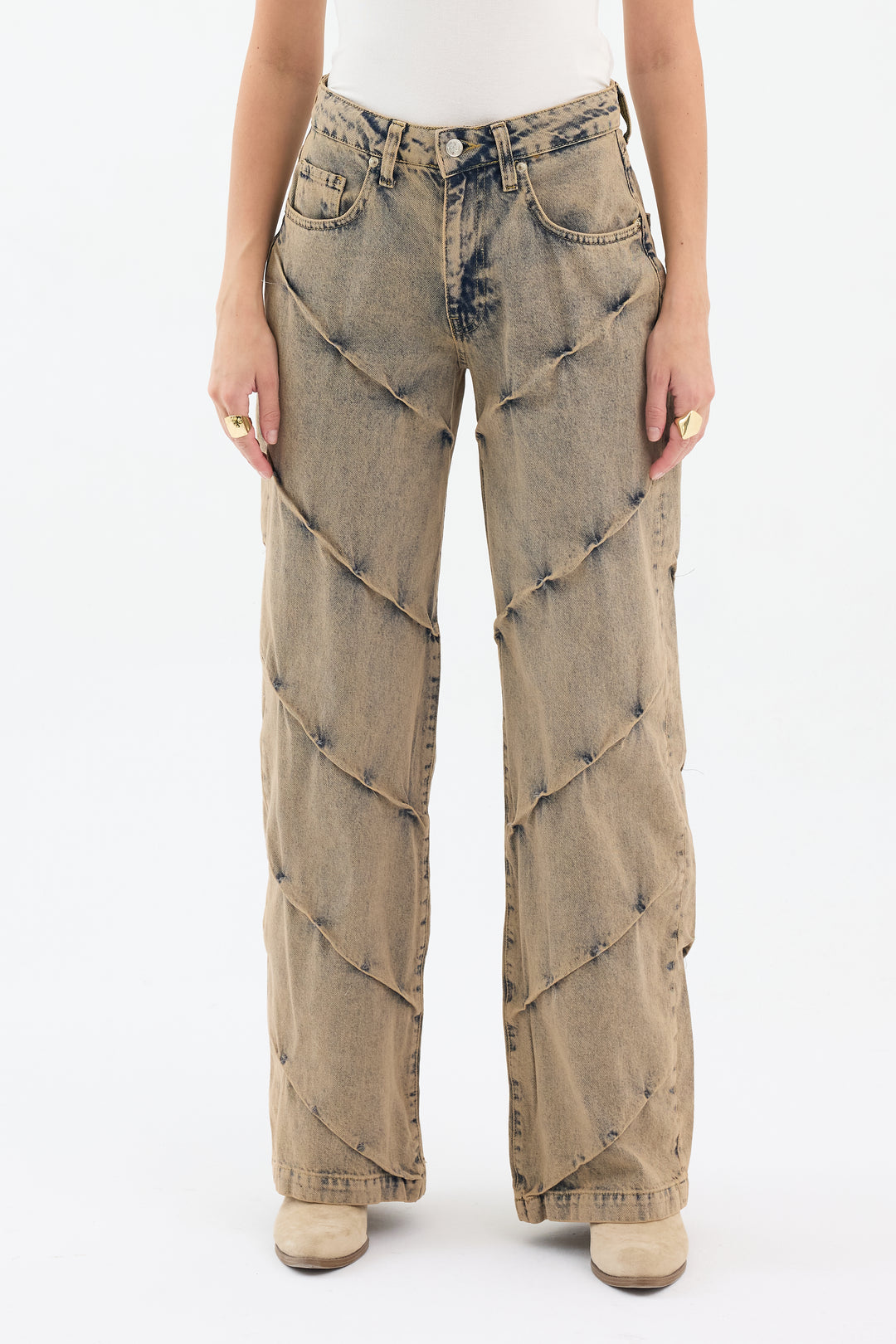 Routines Vintage Detailed Straight Jeans 5265 - ROUTINES