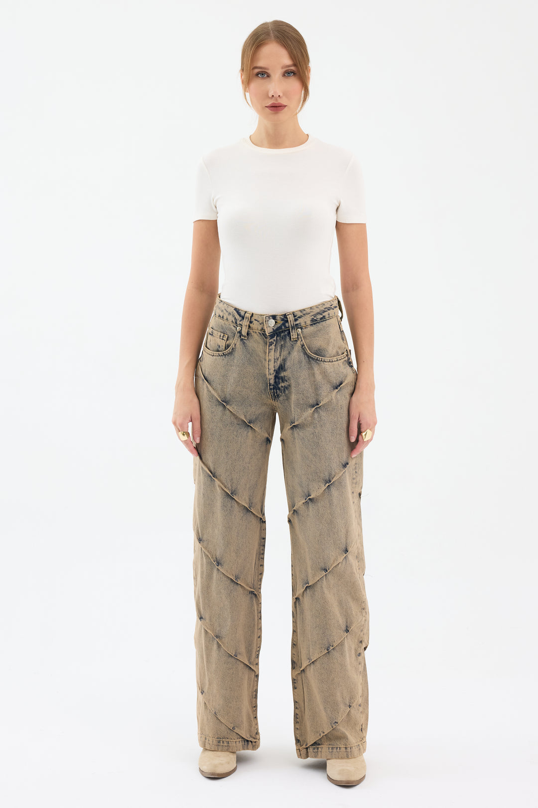 Routines Vintage Detailed Straight Jeans 5265 - ROUTINES
