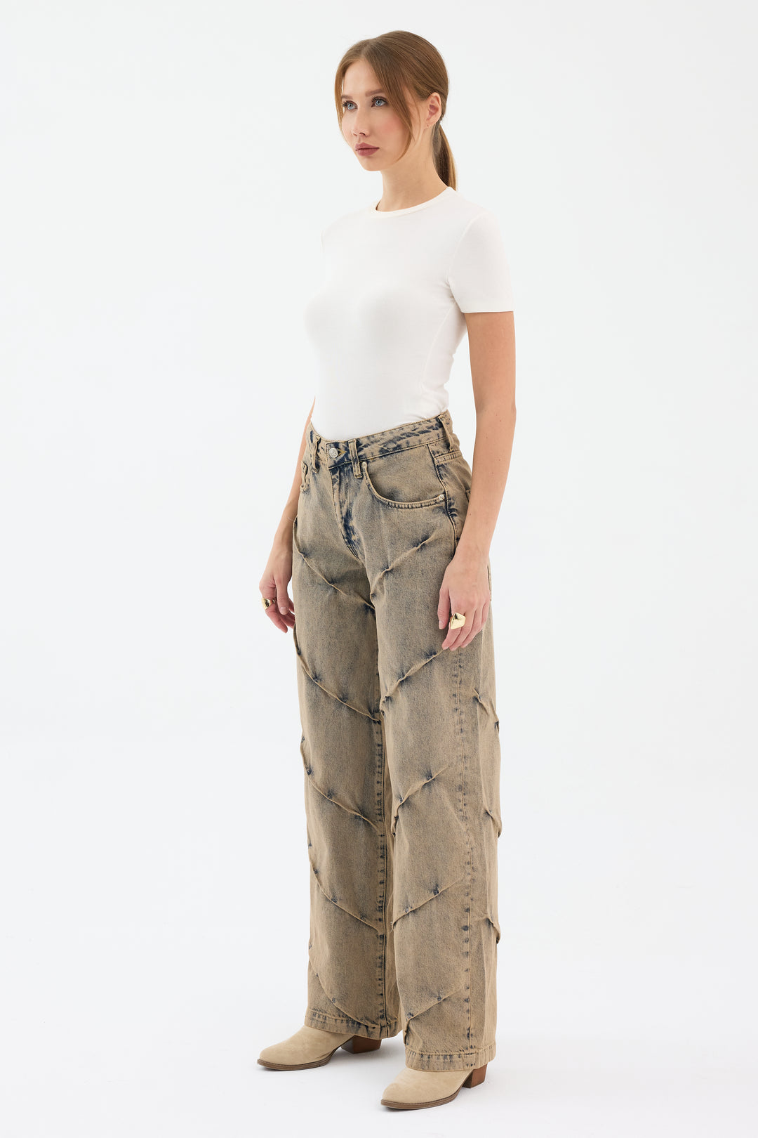 Routines Vintage Detailed Straight Jeans 5265 - ROUTINES