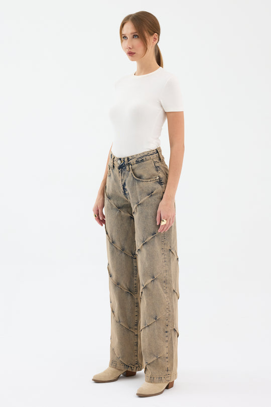 Routines Vintage Detailed Straight Jeans 5265 - ROUTINES