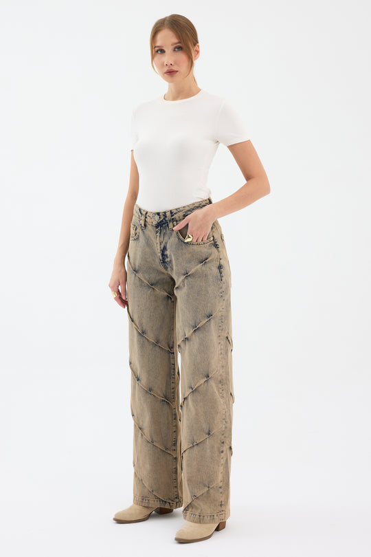 Routines Vintage Detailed Straight Jeans 5265 - ROUTINES