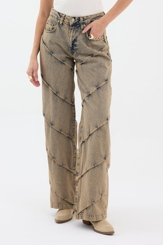 Routines Vintage Detailed Straight Jeans 5265 - ROUTINES