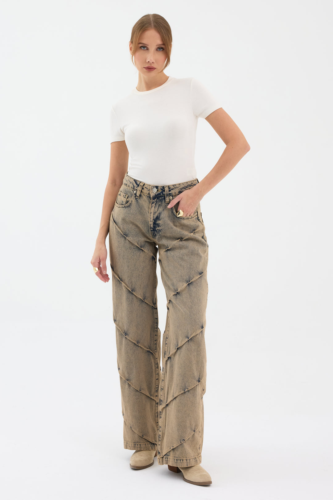 Routines Vintage Detailed Straight Jeans 5265 - ROUTINES