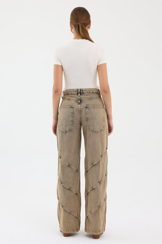 Routines Vintage Detailed Straight Jeans 5265 - ROUTINES