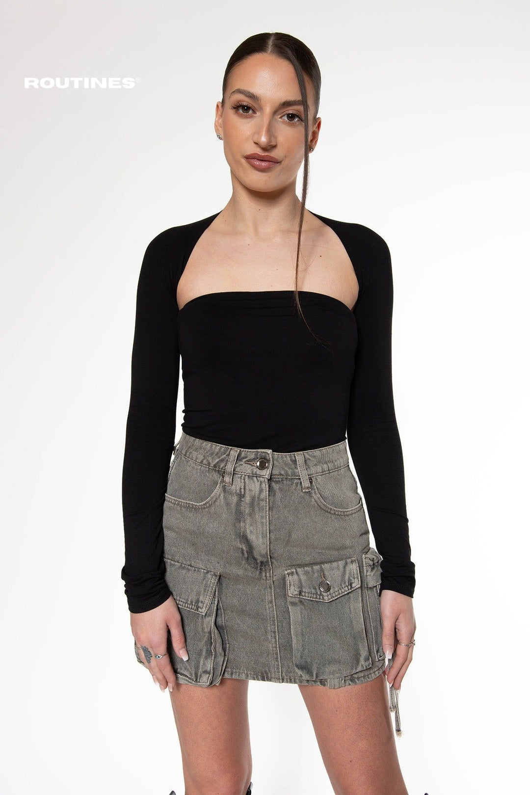 Yasmin Top - Black Top Routines Fashion   