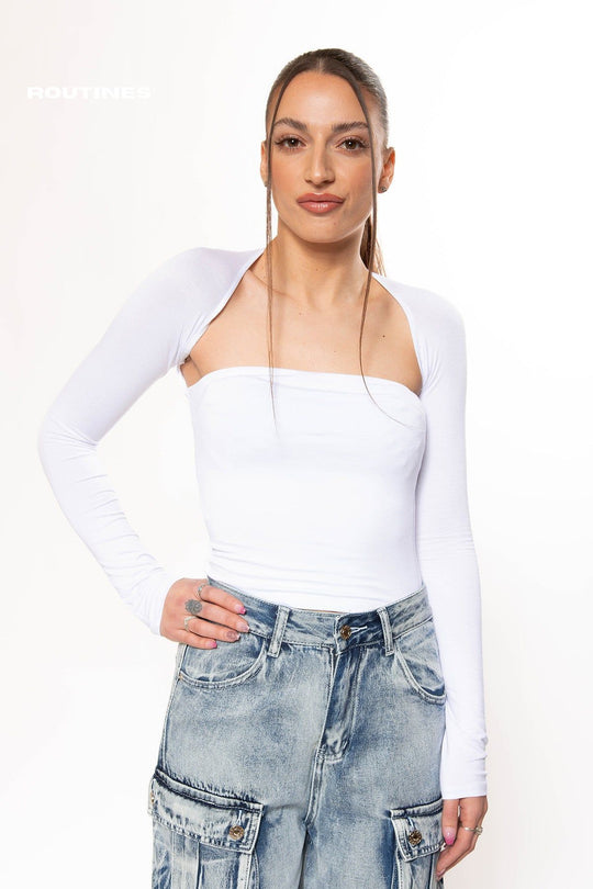 Yasmin Top - White Top Routines Fashion   