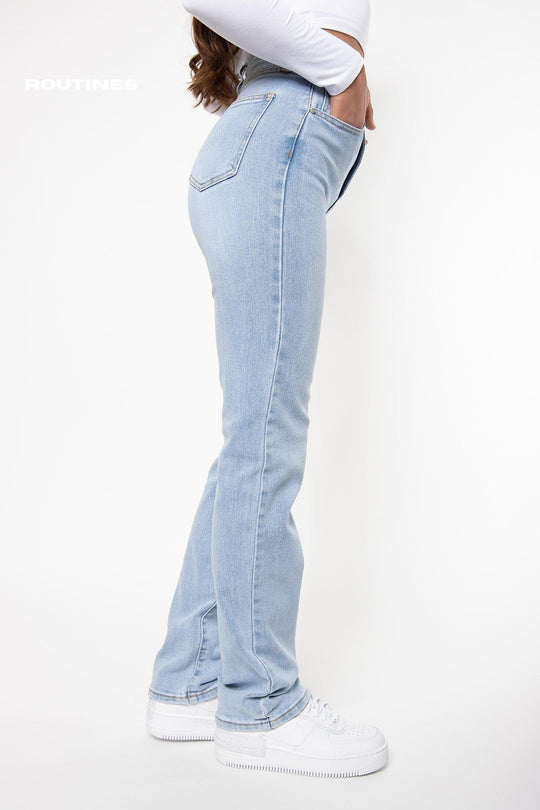 Amelia Stretch Straight Leg Jeans Jeans Routines Fashion   