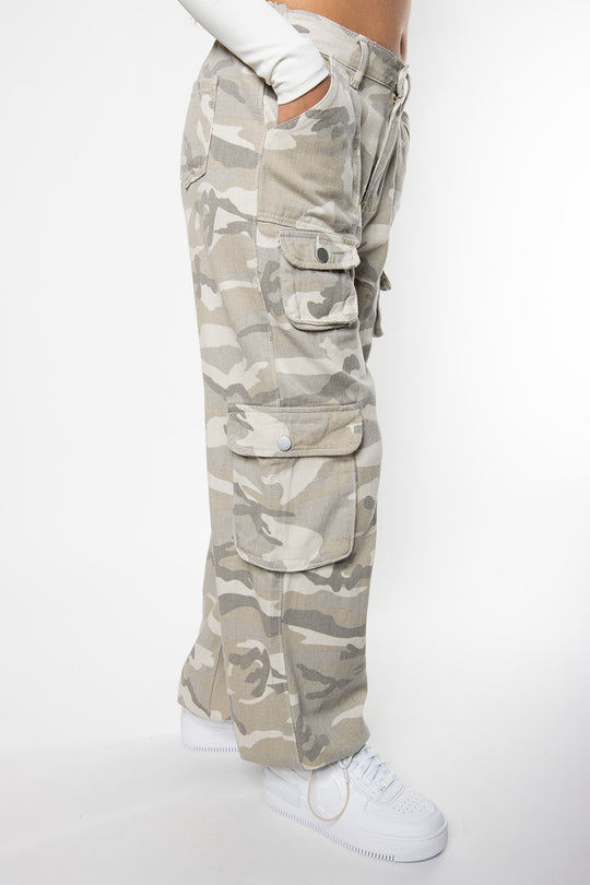 Gracelynn Camouflage Cargo Parachute Pants Pants Routines Fashion   