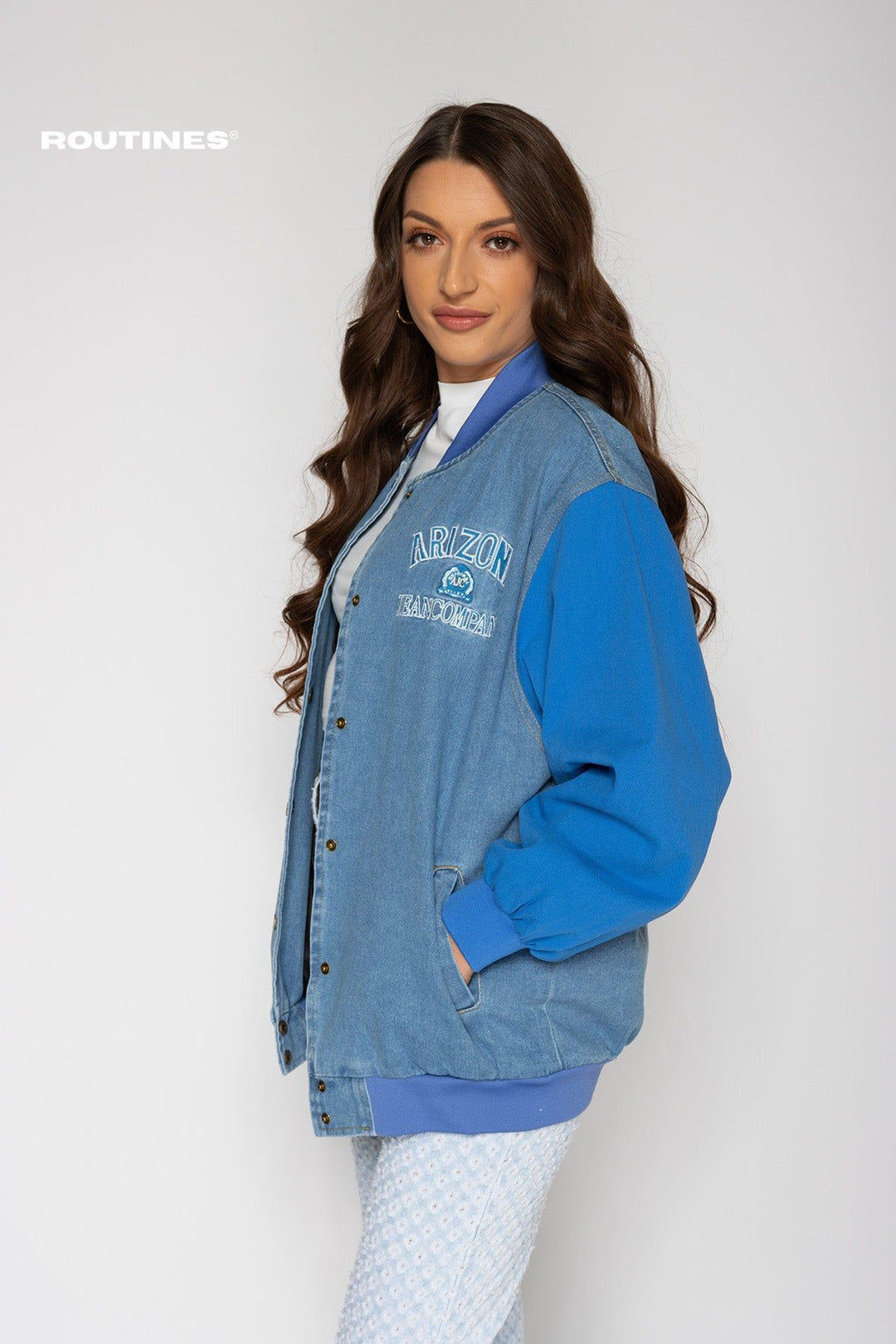 Ivana Arizona Varsity Jacket Jacket Routines Fashion   