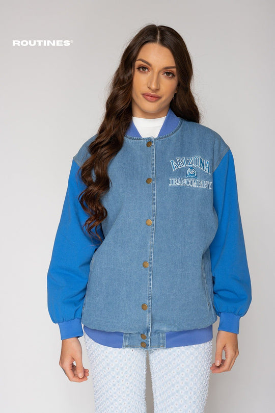 Ivana Arizona Varsity Jacket Jacket Routines Fashion   