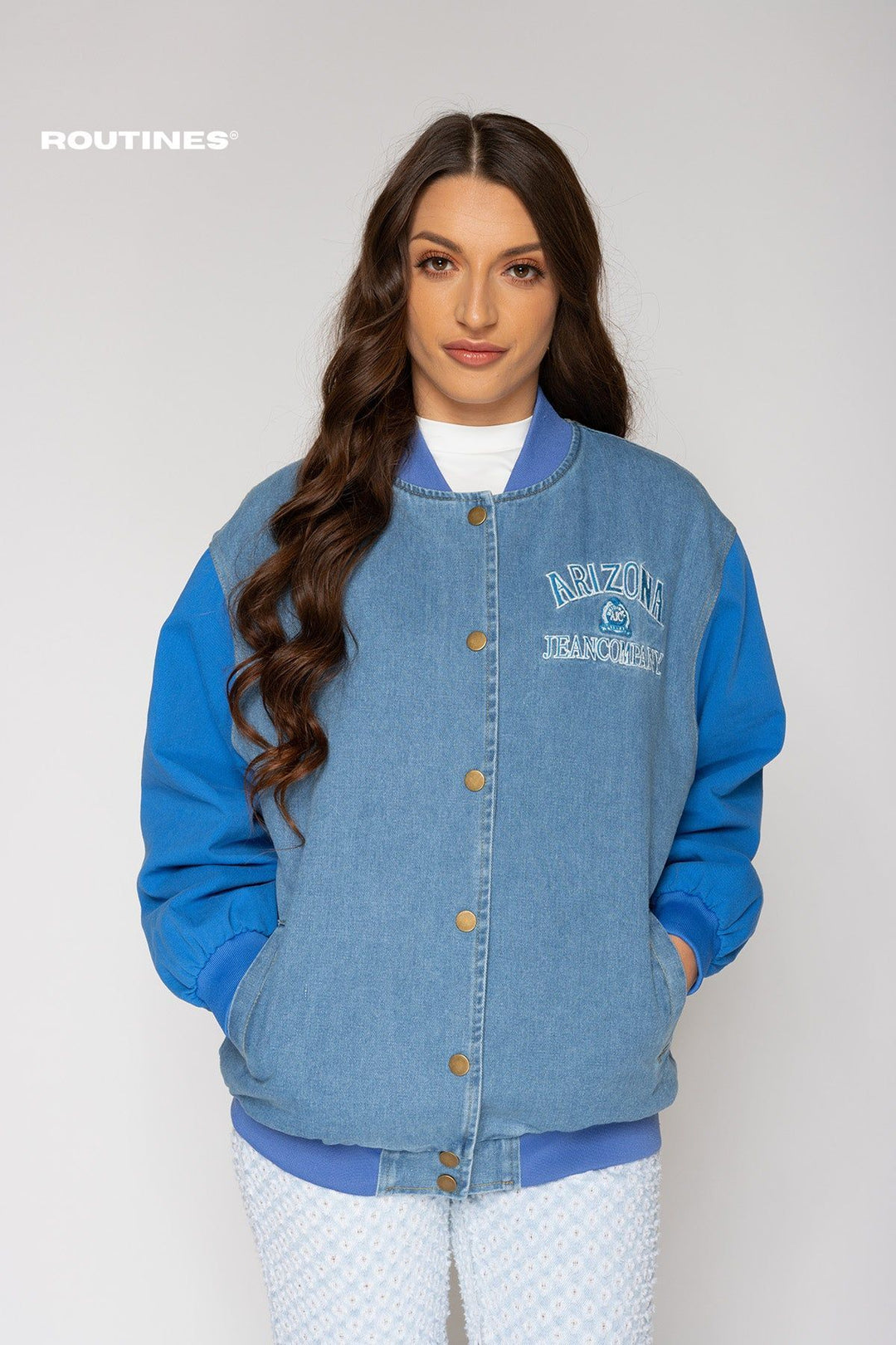 Ivana Arizona Varsity Jacket Jacket Routines Fashion   